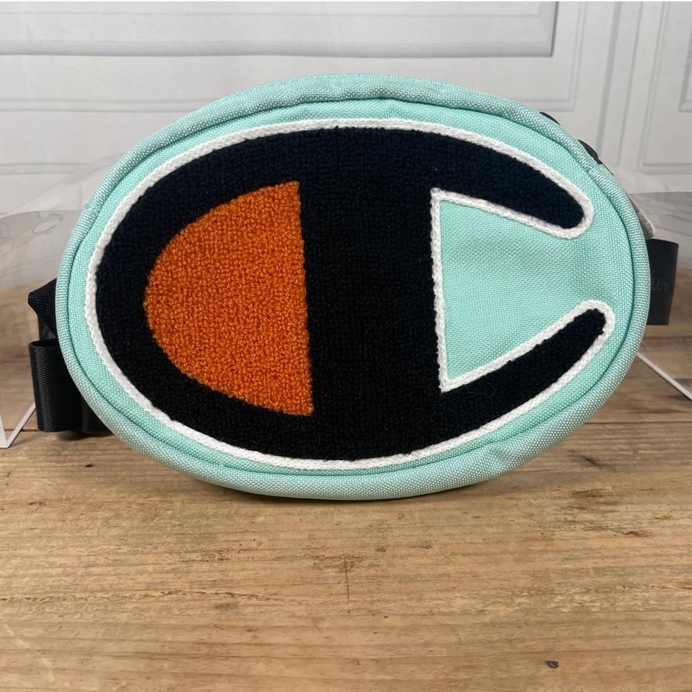 Champion Prime Waist Pack • Mint/Orange/Black Logo Circle • Excellent Condition